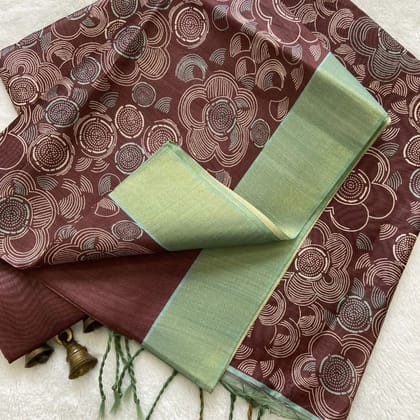 Assam Pattu Printed Soft Silk Sarees-Silk / Digital Print