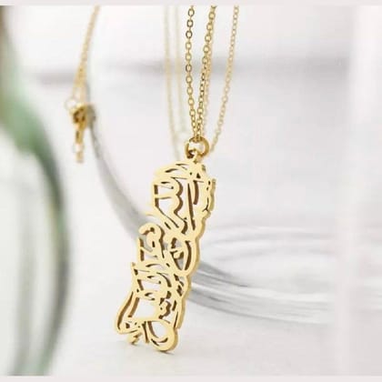 Hasbunallah Necklace For Men & Women-Gold