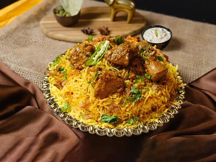 Lucknowi Mutton Dum Biryani (Boneless, Serves 1)