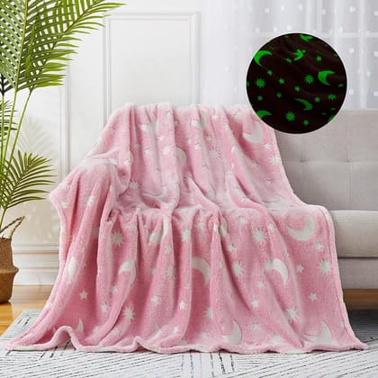 Blankets for Kids –Glow in The Dark Blanket-Football