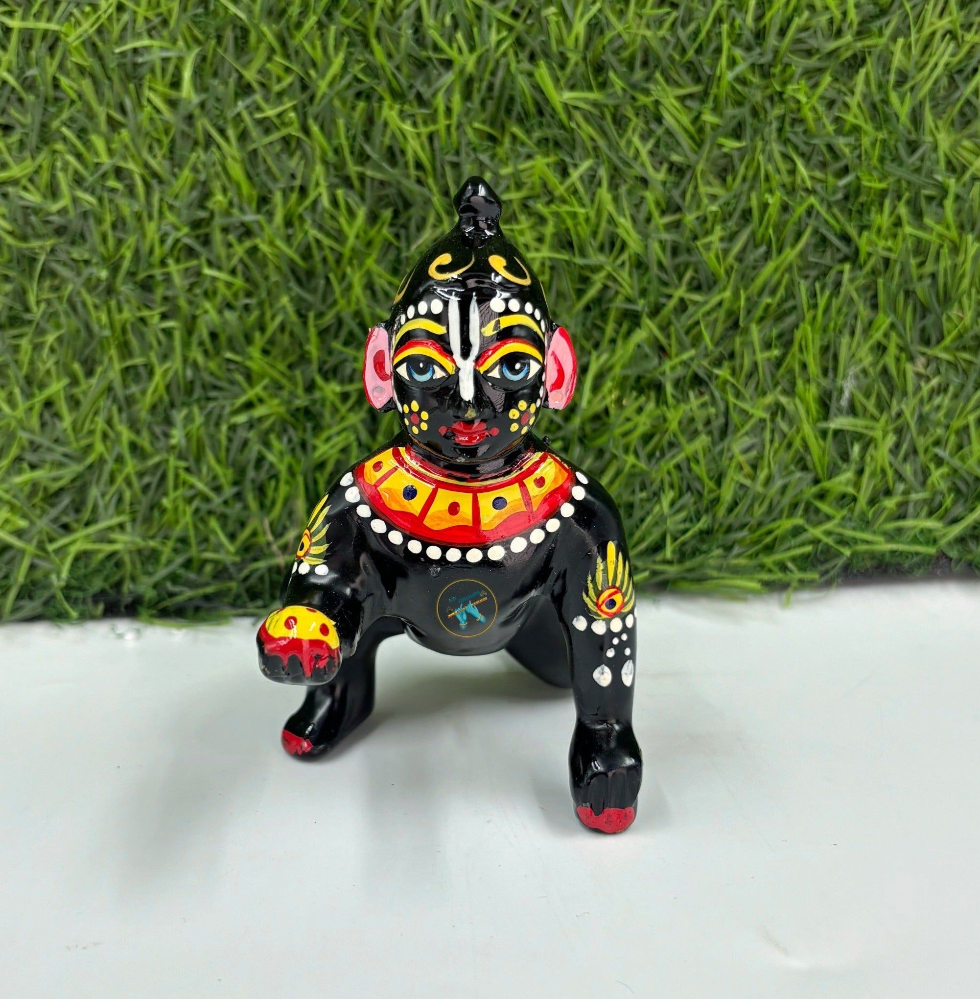 laddu gopal idol (black colour)-Size 2
