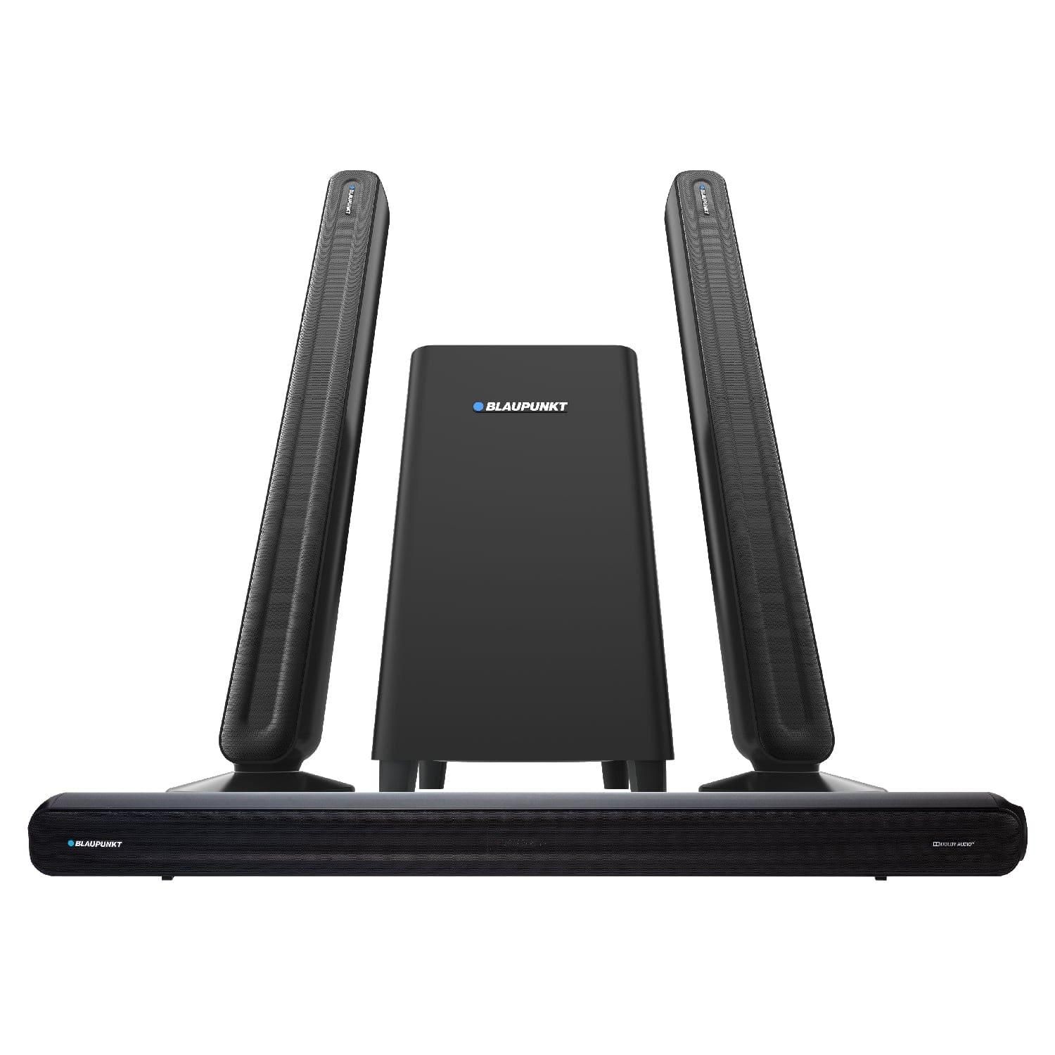 Blaupunkt SBW600 5.1 Dolby Audio Home Theater Surround Soundbar with Wireless Rear Satellites 