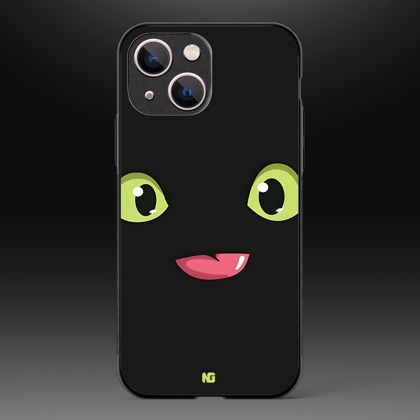 Toothless Smiling Nerdcase-Glass