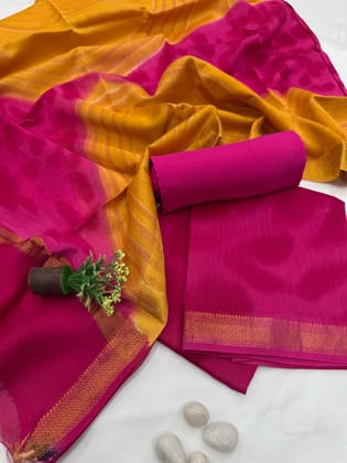 Maheshwari Silk Suit Set