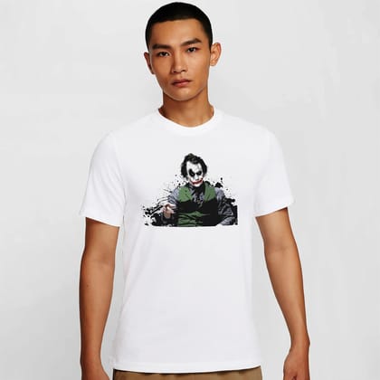 Mooch Wale Joker Art Dark Knight Heath Ledger  Quick-Dri T-shirt For Men