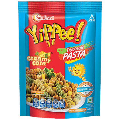 Sun Feast Yippee Tricolor Pasta Creamy Corn 70G