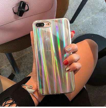 Rainbow Bling Luxury Case-iPhone 6/6S