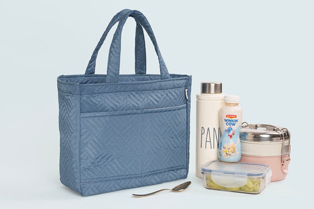 Lunch Bag (2 Pocket) - Blue
