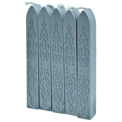 5 Piece Sealing Wax Sticks Set (SILVER)
