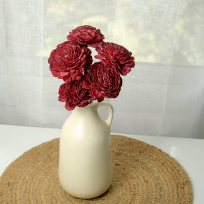 Sola Flowers: Burgundy-Without Vase