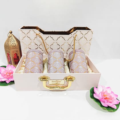 SnaXup Plush Pink Diwali Gift Hamper Box