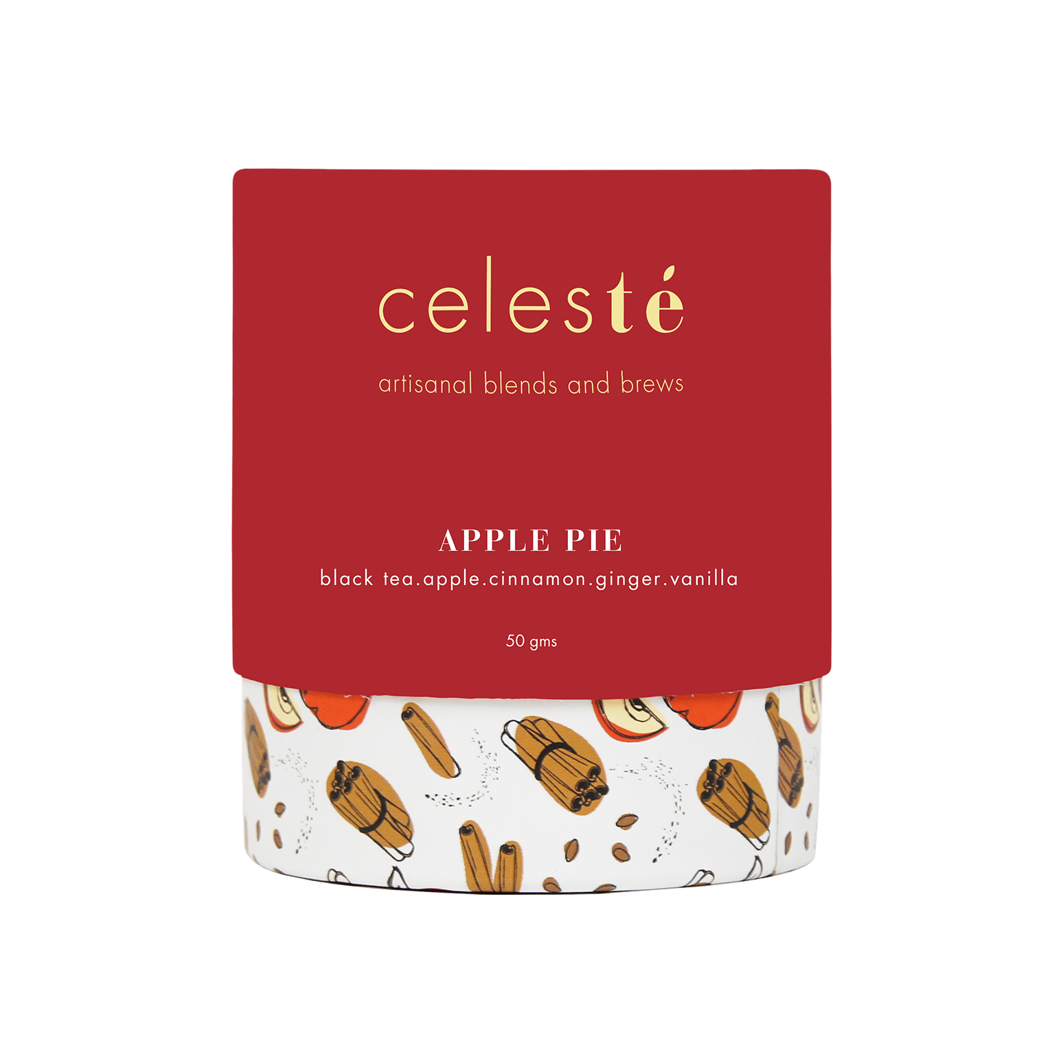 Apple Cinnamon Black Tea | Apple Pie-Loose Leaf (50gm) (20 to 22 Cups)