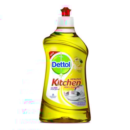 Dettol Healthy Kitchen Dish and Slab Gel, Lemon Fresh- 200 ml