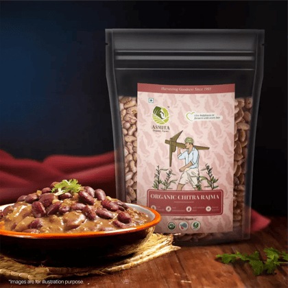 Organic Chitra Rajma - 500 gms-500 gm