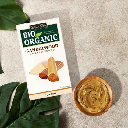 Bio Organic Sandalwood Face Pack Powder-Pack of 1