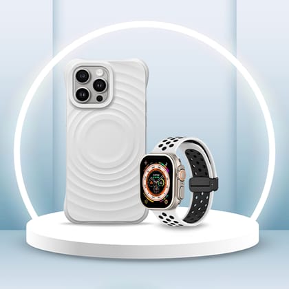 White Love-Midnight Blue & White / 38/40/41mm / iPhone 13