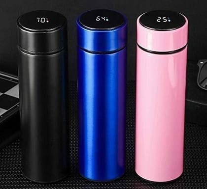 Uttamrobotics Bottles-Smart LED Active Temperature Display Indicator Insulated Stainless Steel Hot & Cold Flask Bottles