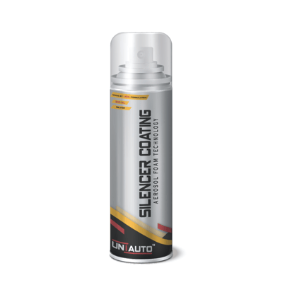 Uniauto Silver Silencer Coating - Aerosol Technology (500ml) | Heat-Resistant Anti-Rust Protection for Silencers