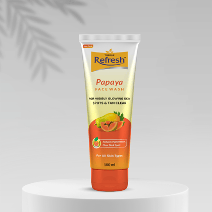 Torque Refresh Papaya Face Wash | For Visibly Glowing Skin | Spots & Tan Clear Facewash-Refresh Papaya Face Wash  100ML / Pack of 3