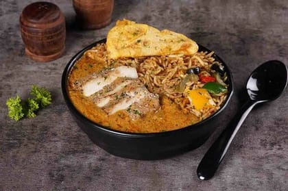 Mughlai Grilled Chicken Rice Bowl with Omelette