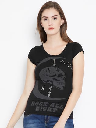 ROCK-ALL-NIGHT-M / Black