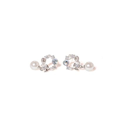 Marisa Studs | 925 Silver Earrings for Women-Silver