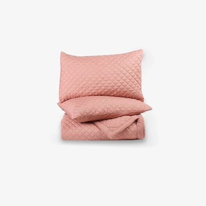 Zarf AC Comforters For Single Size Bed With 2 Pillow Cases & 2 Cushion Covers - Sakura