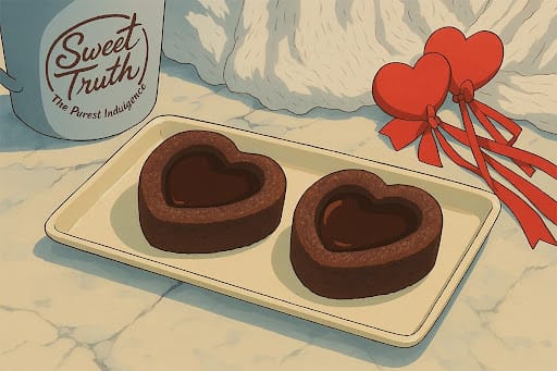 Heart Shaped Choco Lava Cake Combo (Box Of 2)