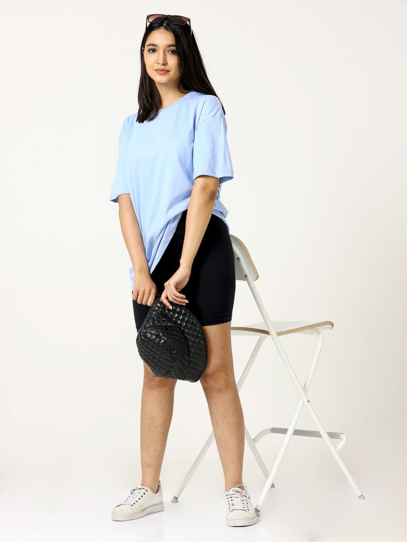 Baby blue Oversized T-shirt - UNISEX-S / Baby Blue
