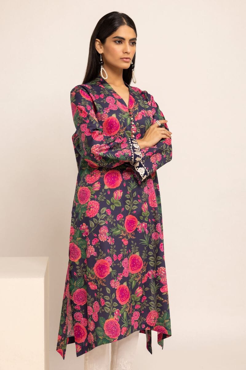 Khaadi Autumn Bloom 23 -  Flared Kameez EET235134-10