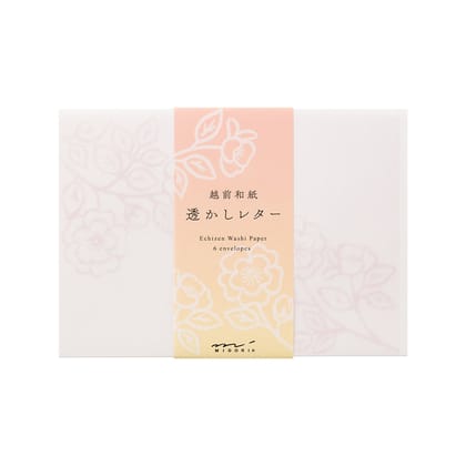 Envelope (162×114mm) Watermark Flowers