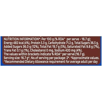 Cadbury Oreo Choco Creme Flavoured Chocolatey Sandwich Biscuits, 113.75 g