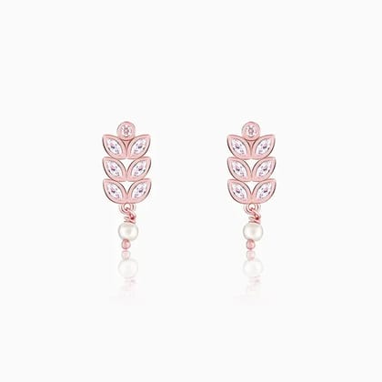 Rose Gold Gleam of Glamour Earrings