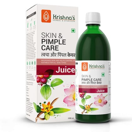 Krishna's Herbal & Ayurveda Skin & Pimple Care Juice  1000 ml  Pack of 1