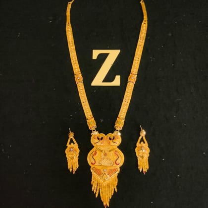 ZEVAR I One Gram Gold Plated Jewellery Set