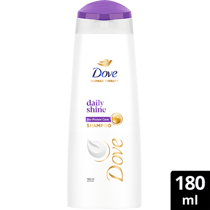 Dove Hair Therapy Daily Shine Shampoo, 180ml
