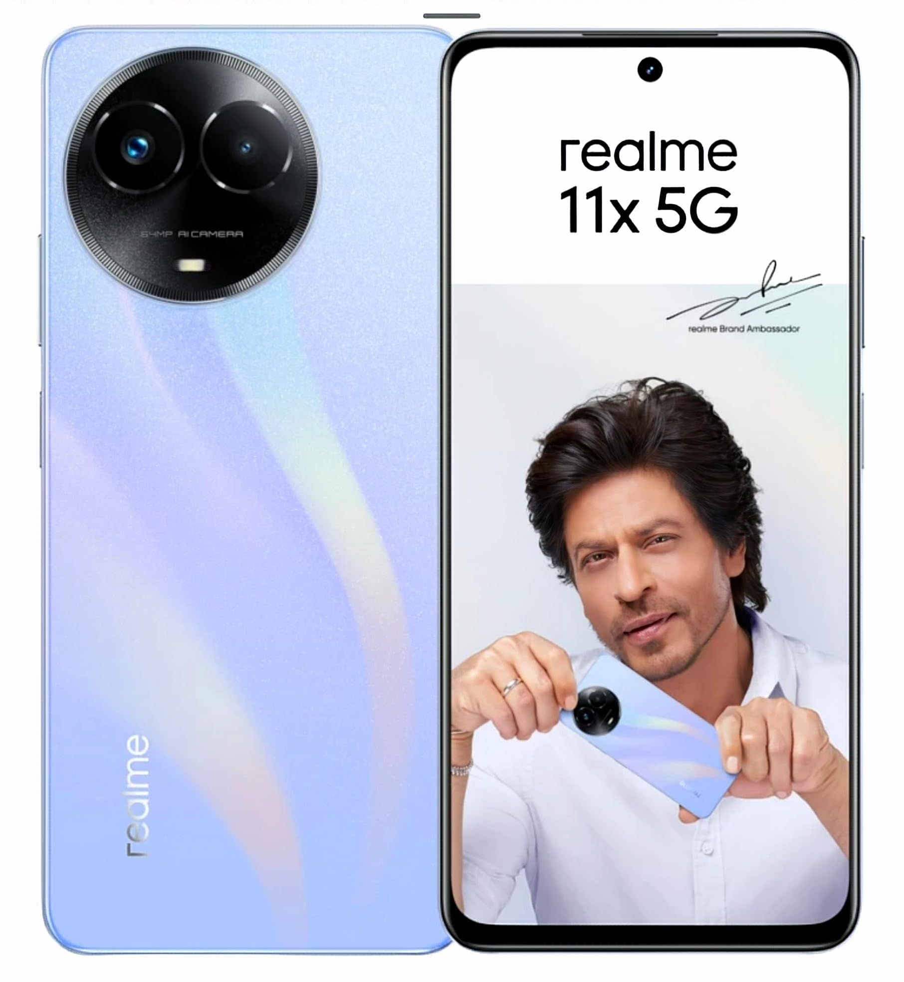 realme 11x 5G (Purple Dawn, 8GB RAM, 128GB Storage)| Upto 2TB Expandable | 6.72 Full HD+ LCD Display | 64MP+ 2MP | 8MP Camera | Dimensity 6100+ Processor | 5000 mAh Battery with 33 W SUPERVOOC Charge