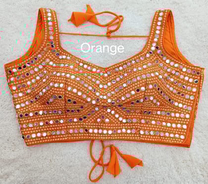 Back less Real mirror-Orange