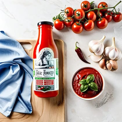 The True Tomato Ketchup 1100gm-The True Tomato Ketchup :1100gm - Default Title