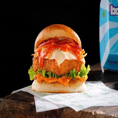Buffalo Paneer Burger