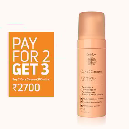 Pay For 2 Get 3 : Cera Cleanse Facewash-150ml