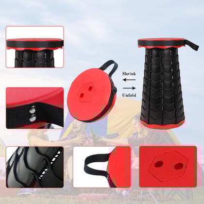 Retractable Folding Stools: Portable, Lightweight for Indoor and Outdoor Travel, Fishing, Camping, Garden