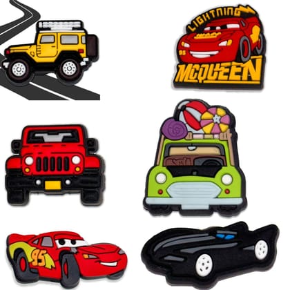 Car-Themed Shoe Charms