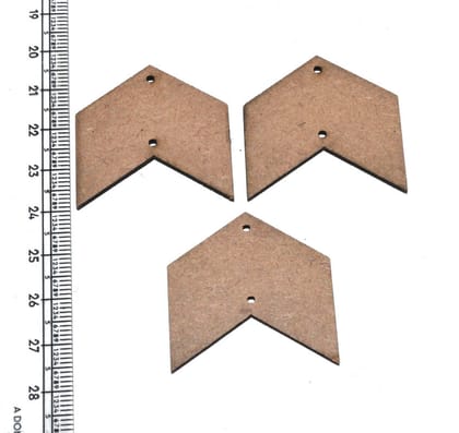 MDF Base use for jewellery making. (35 MM), WERR-013-1 Packet of 100 Pieces / 35 MM