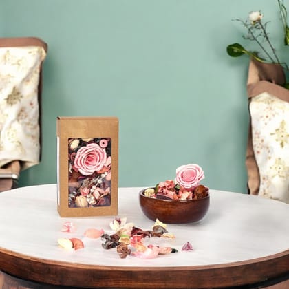 Tube Rose Fragrant Dried Flowers Potpourri Box for Home Decor