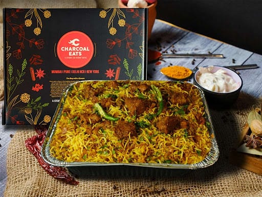 Hyderabadi Mutton Biryani (Boneless, Serves 2)