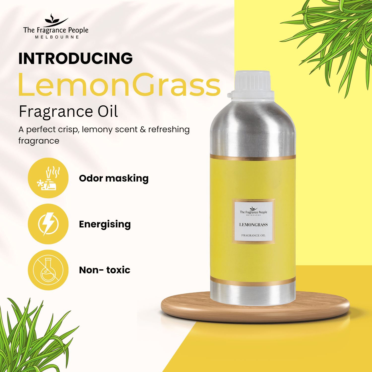 Lemon Grass Fragrance Oil  (1 Litre)