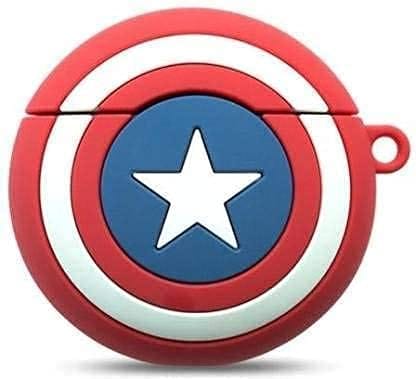 Valente 360° Protective Case for Airpods Pro (1st Generation)-Captain America