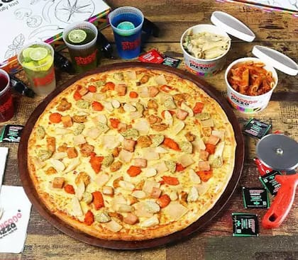 18" Monster Pizza & Pasta( Non- Veg Combo)