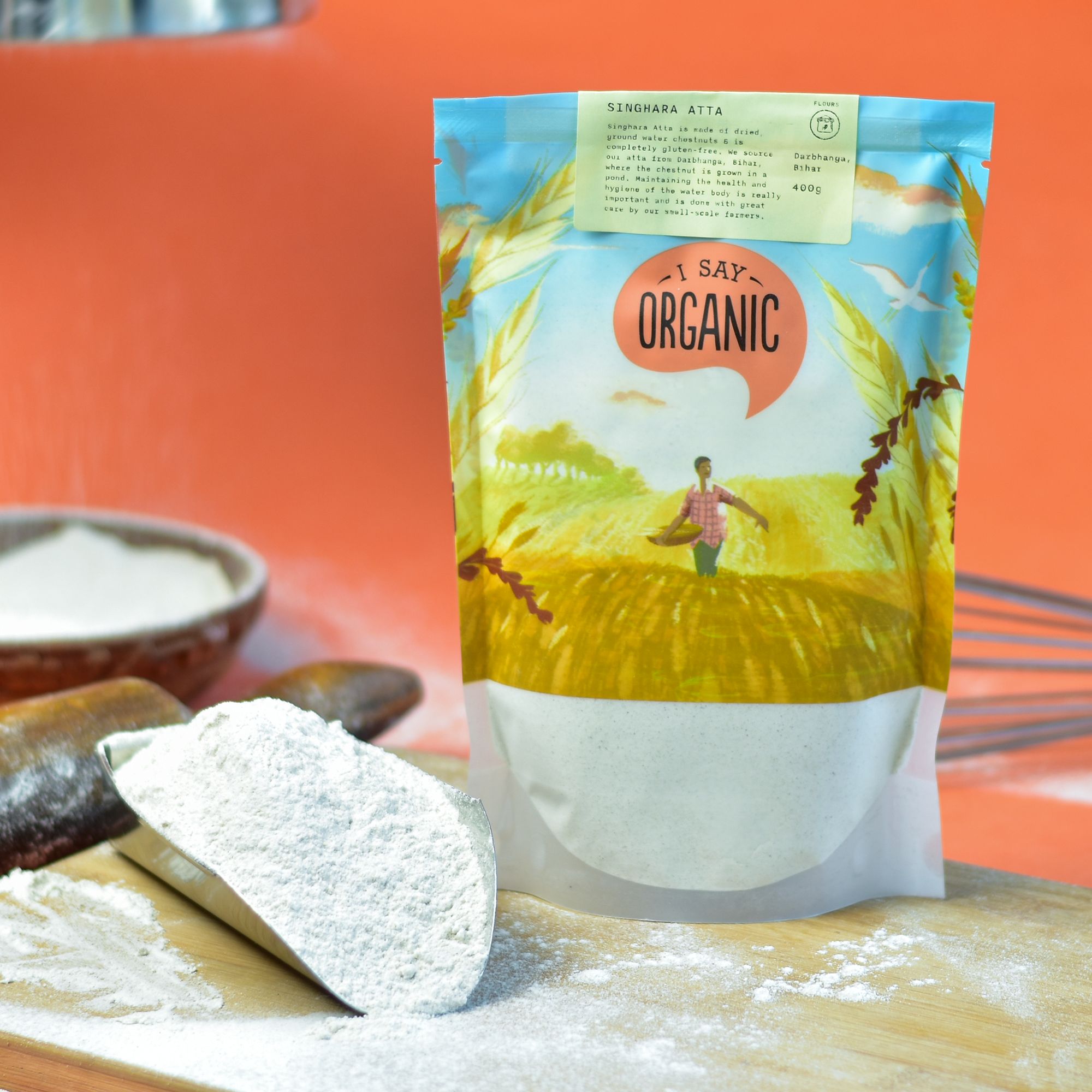 Singhara Atta (Water Chestnut Flour)-400 gm